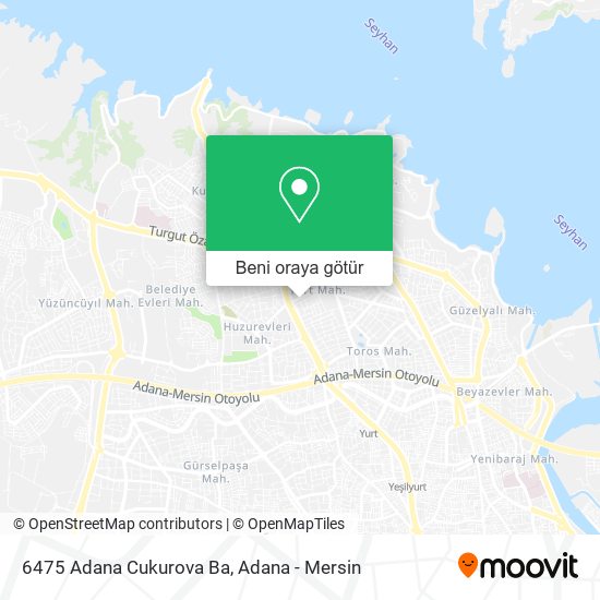 6475 Adana Cukurova Ba harita