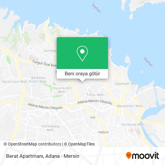 Berat Apartmanı harita