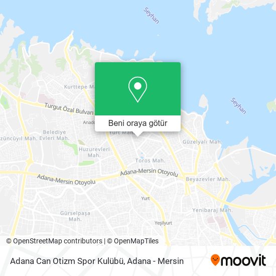 Adana Can Otizm Spor Kulübü harita