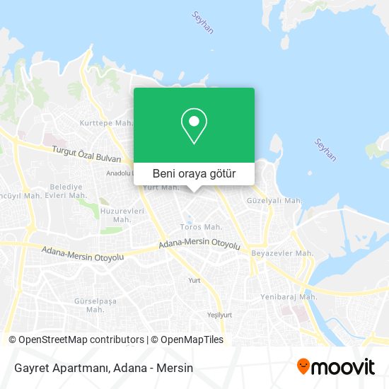 Gayret Apartmanı harita