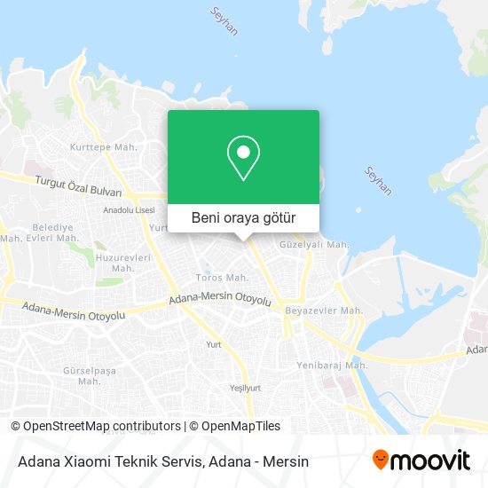 Adana Xiaomi Teknik Servis harita