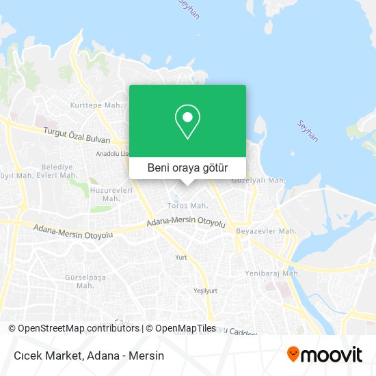 Cıcek Market harita