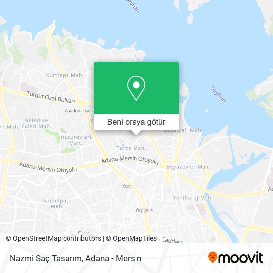 Nazmi Saç Tasarım harita
