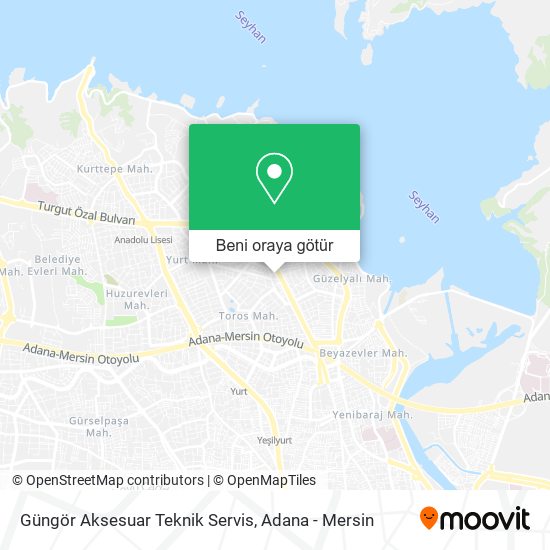 Güngör Aksesuar Teknik Servis harita