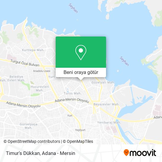 Timur's Dükkan harita