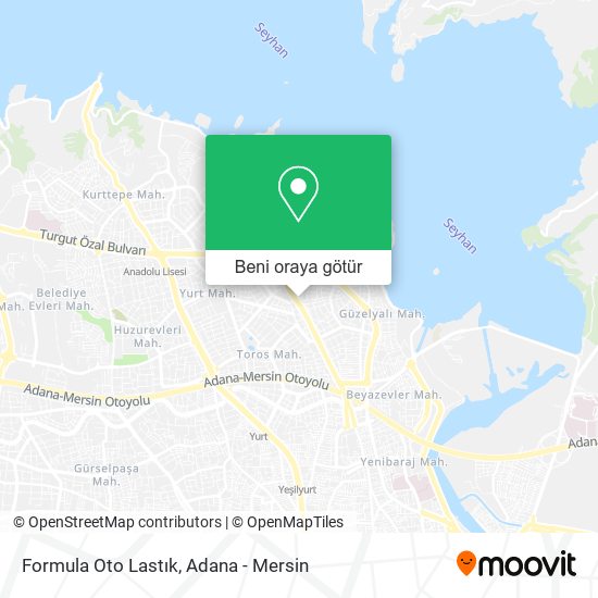 Formula Oto Lastık harita