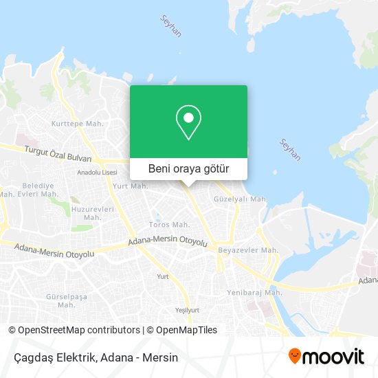 Çagdaş Elektrik harita