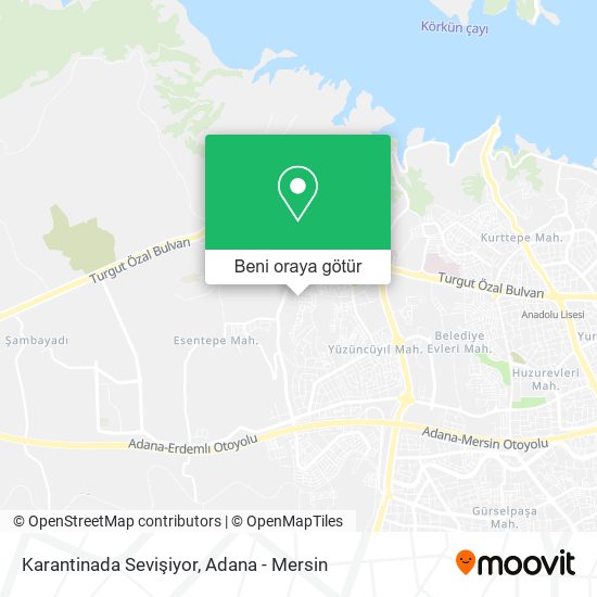 Karantinada Sevişiyor harita