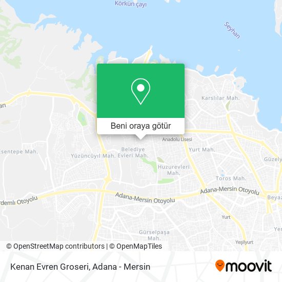 Kenan Evren Groseri harita