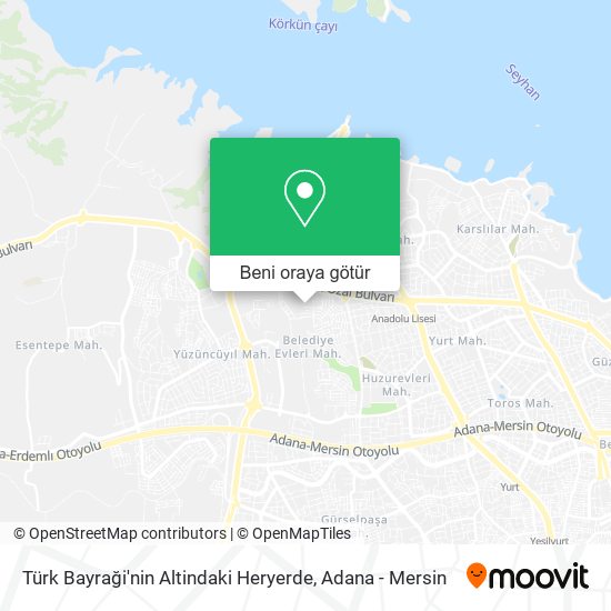 Türk Bayraği'nin Altindaki Heryerde harita