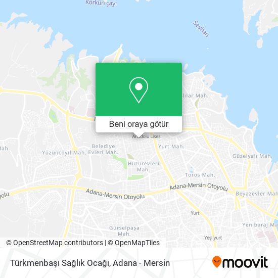Türkmenbaşı Sağlık Ocağı harita