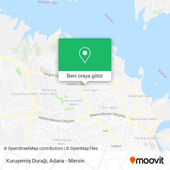 Kuruyemiş Duraği harita