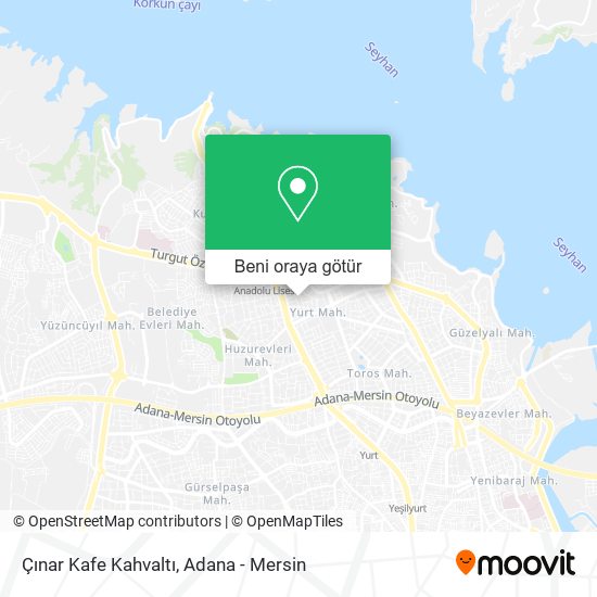 Çınar Kafe Kahvaltı harita
