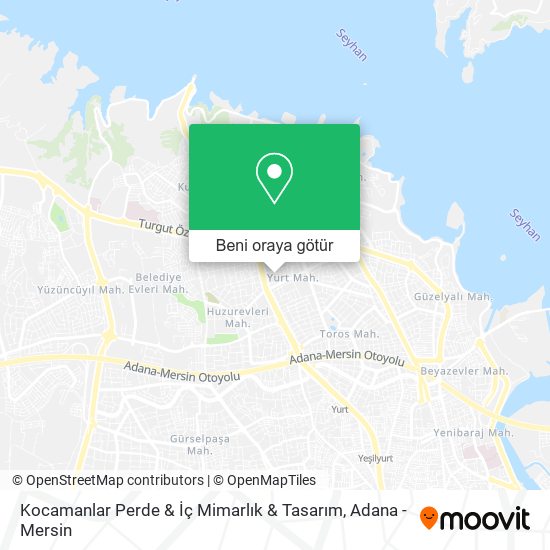 Kocamanlar Perde & İç Mimarlık & Tasarım harita