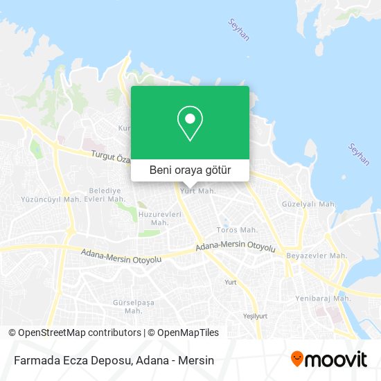 Farmada Ecza Deposu harita