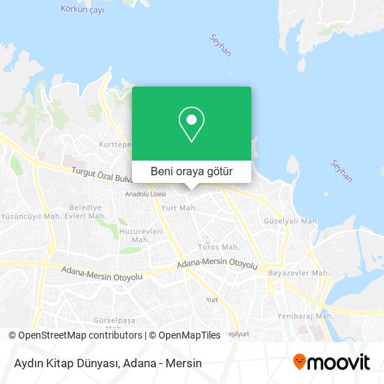 Aydın Kitap Dünyası harita