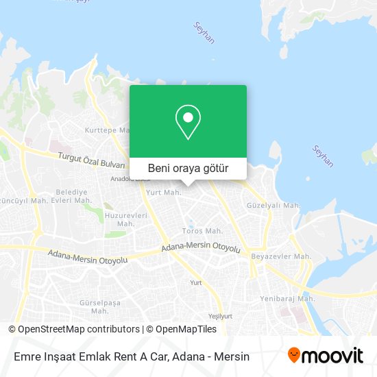 Emre Inşaat Emlak Rent A Car harita