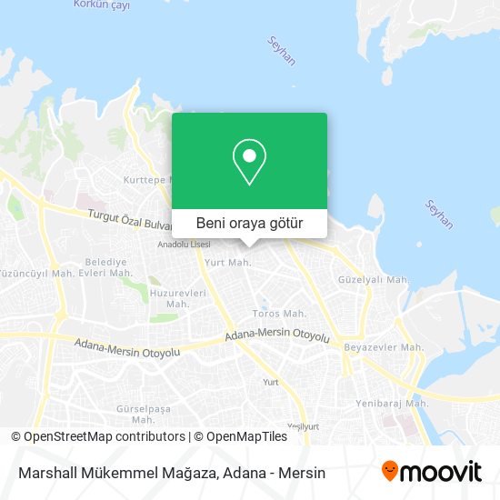 Marshall Mükemmel Mağaza harita