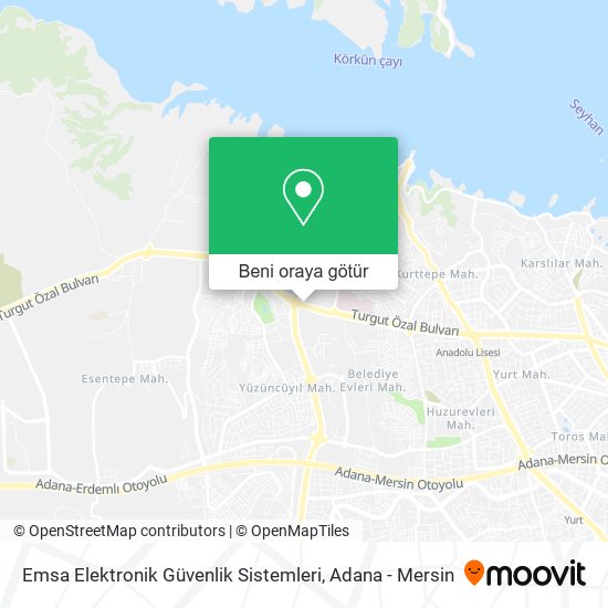 Emsa Elektronik Güvenlik Sistemleri harita