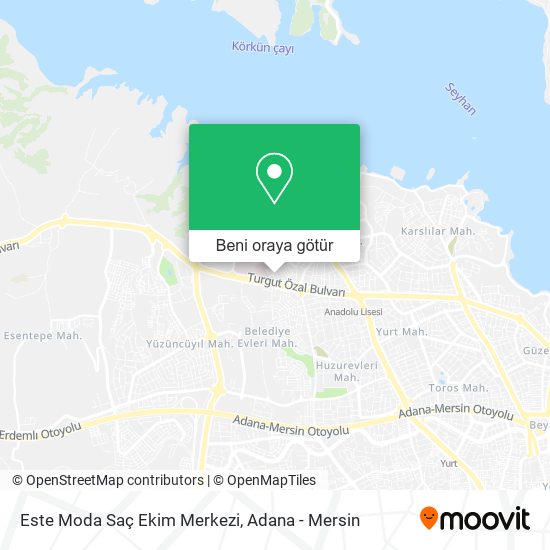 Este Moda Saç Ekim Merkezi harita
