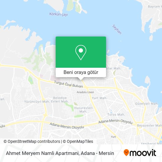 Ahmet Meryem Namli Apartmani harita