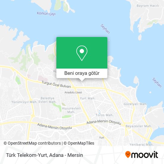Türk Telekom-Yurt harita