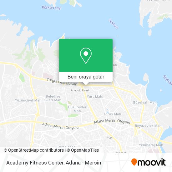 Academy Fitness Center harita