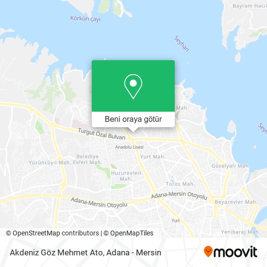 Akdeniz Göz Mehmet Ato harita