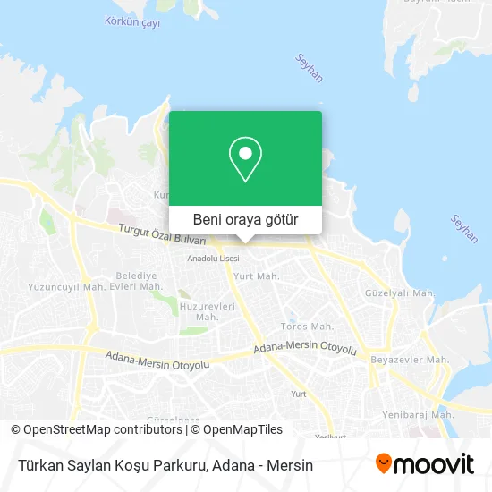Türkan Saylan Koşu Parkuru harita