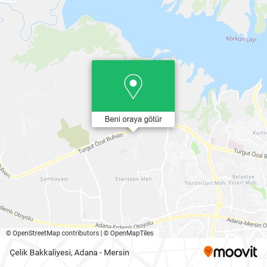 Çelik Bakkaliyesi harita