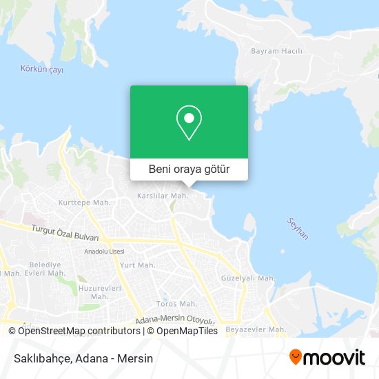 Saklıbahçe harita