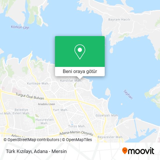Türk Kızılayı harita