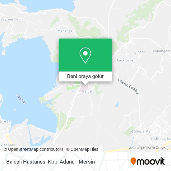 Balcali Hastanesi Kbb harita