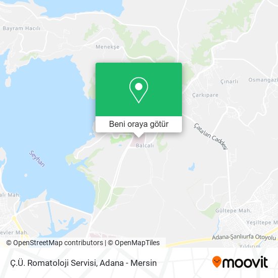 Ç.Ü. Romatoloji Servisi harita