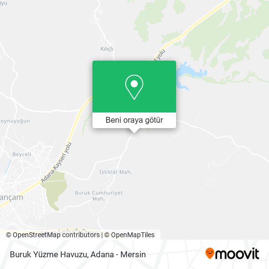 Buruk Yüzme Havuzu harita