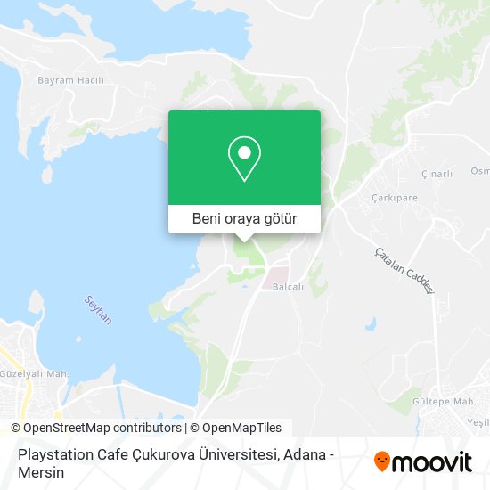Playstation Cafe Çukurova Üniversitesi harita