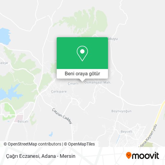 Çağrı Eczanesi harita