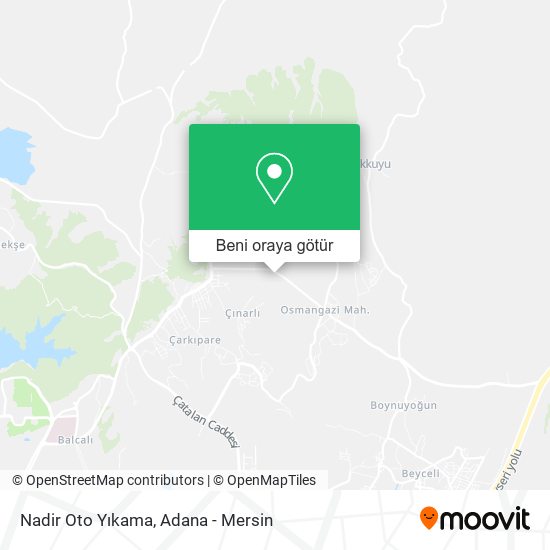 Nadir Oto Yıkama harita