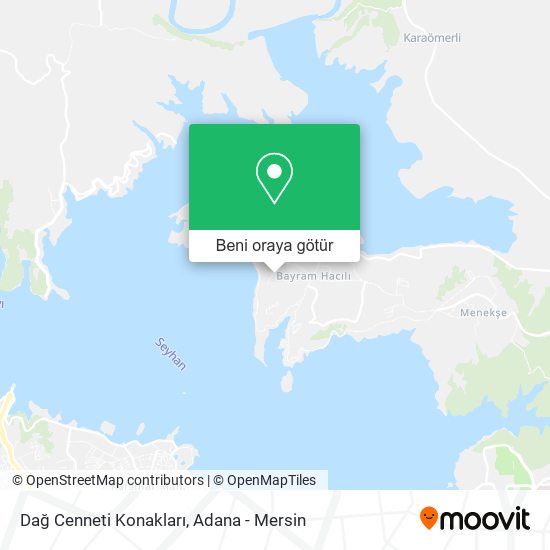 Dağ Cenneti Konakları harita