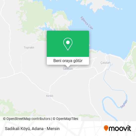 Sadikali Köyü harita