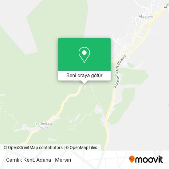 Çamlık Kent harita
