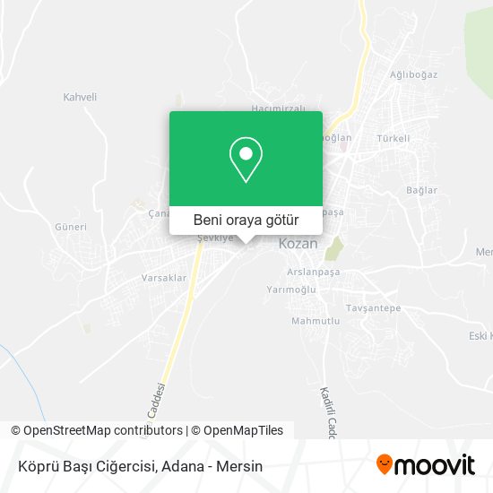 Köprü Başı Ciğercisi harita