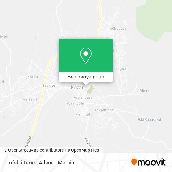 Tüfekli Tarım harita