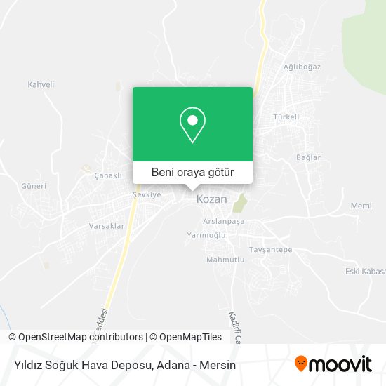 Yıldız Soğuk Hava Deposu harita