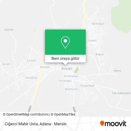 Ciğerci Mahir Usta harita