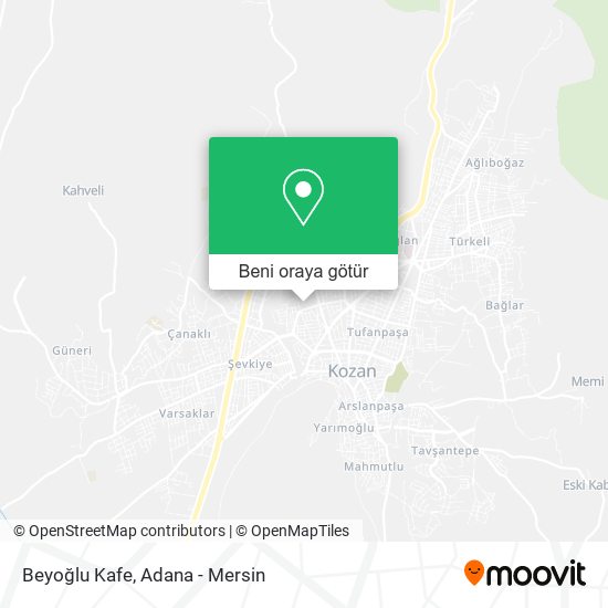 Beyoğlu Kafe harita