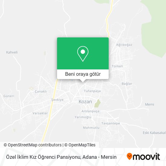 Özel İklim Kız Öğrenci Pansiyonu harita
