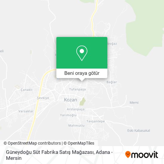 Güneydoğu Süt Fabrika Satış Mağazası harita