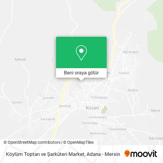 Köylüm Toptan ve Şarküteri Market harita