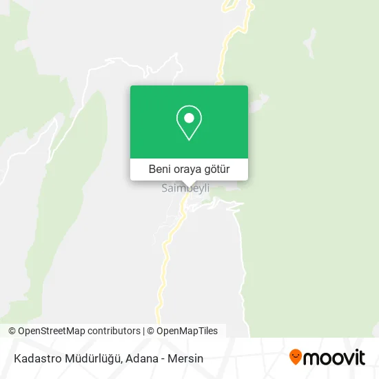 Kadastro Müdürlüğü harita